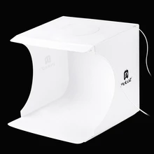 Портативный 2 светодиодный светильник-коробка для фотосъемки, студийный софтбокс, светильник ing Kit, светильник для iPhone, цифровой DSLR камеры