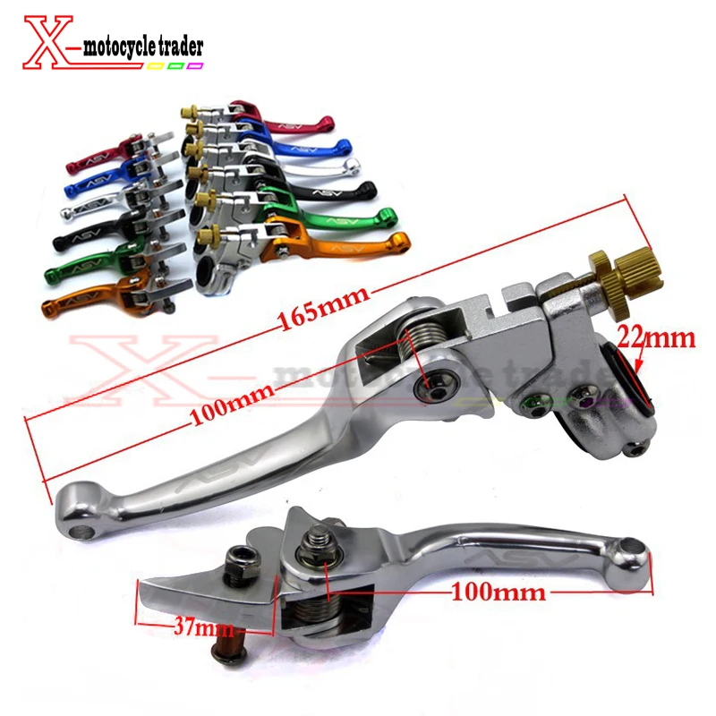 Alloy ASV Short Clutch Brake Folding Lever Fit To Dirt Bike Pit bike