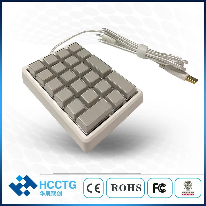 

21 Keys USB Programmable POS PIN Pad With 3 Electronic Lock KB21UN