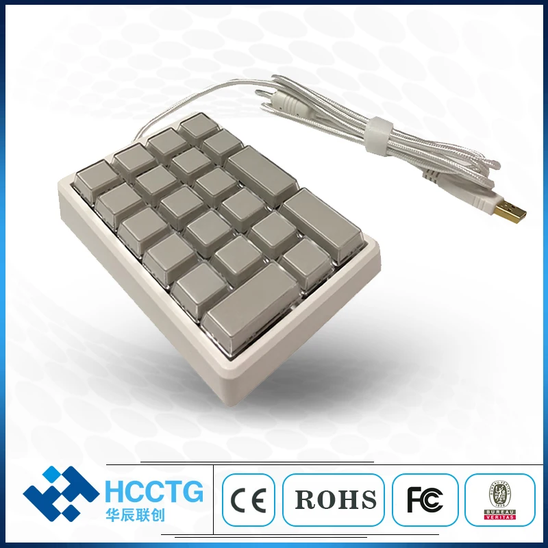 Умный цифровой мини POS программируемый Pinpad KB21U с 21 клавишами|Клавиатуры| |