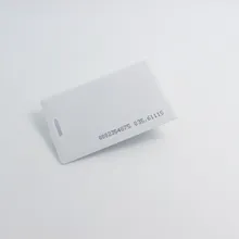 100 шт. 125 кГц Близость EM ID карты раскладушка RFID EM4100 и совместимый струйный принтер Водонепроницаемый нет. Доступ Управление рабочего времени