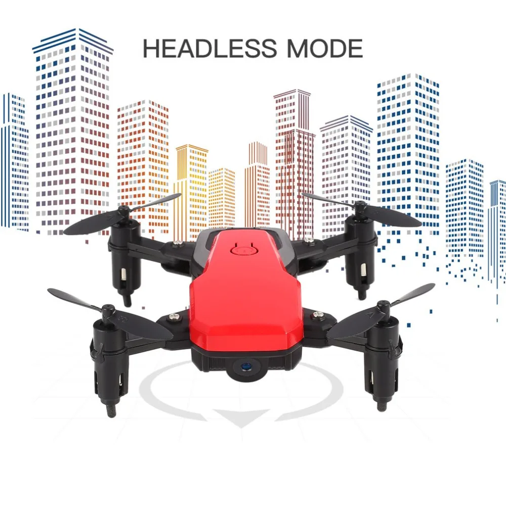 

0.3MP RC Quadcopter Drone with Camera Mini Pocket RC Drone FPV Selfie Real-time Altitude Hold Headless Mode 3D Flip Wifi