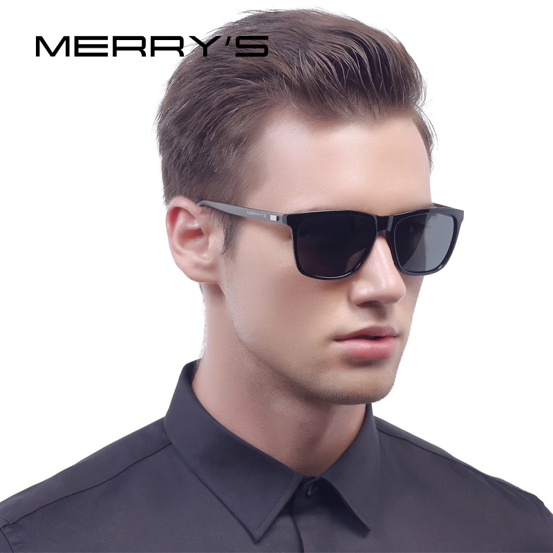 

MERRY'S Fashion Unisex Retro Aluminum Sunglasses Men Polarized Lens Brand Designer Vintage Sun Glasses For Women UV400 S'8286