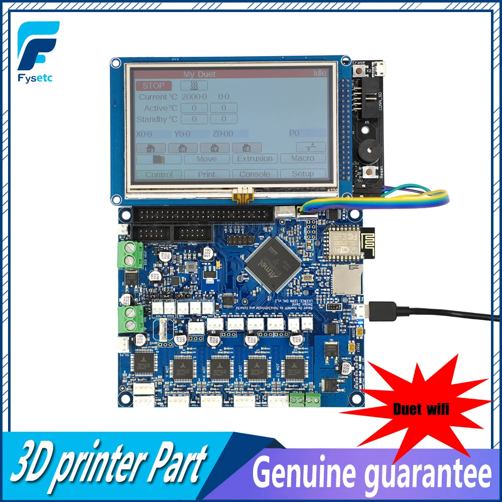 Cloned DuetWifi Advanced 32 Bit font b Electronics b font With 4 3 5 7 PanelDue