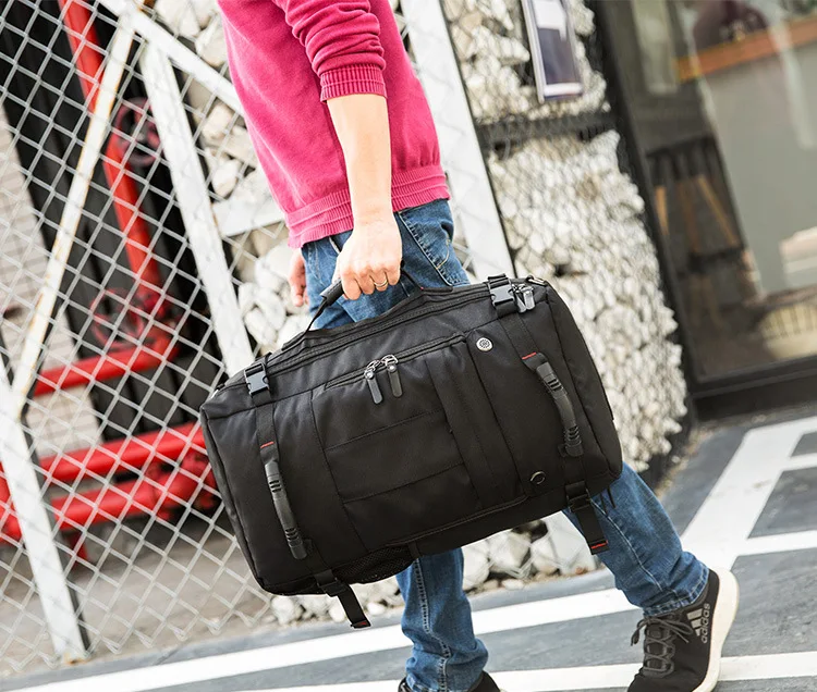 Yufang Чемодан рюкзак из парусины на плечо складной туристический рюкзак Винтаж Цвет Для мужчин дорожные сумки большой Ёмкость Для мужчин