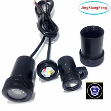 case for GAZ 12v-24V Ghost Shadow Light LED Car Logo Projector Car Decorative Accessories Emblem Welcome Door Light 3D Laser