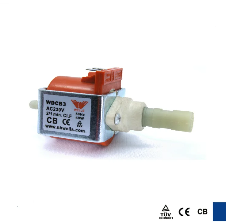 AC 230V 240V 48W G1/8 'плунжерный электромагнитный насос для кофемашины/электрические