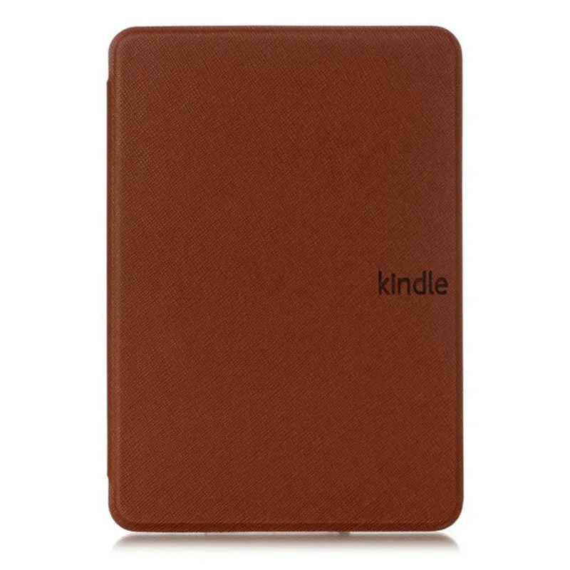 Чехол из тонкой кожи для Amazon Kindle Paperwhite выпущен крышка Kindle Paperwhite 4 10th поколения планшеты чехол+ подарки - Цвет: brown