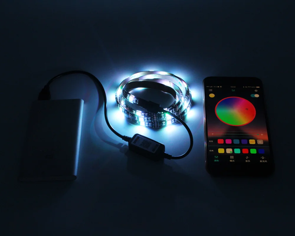 Светодиодная лента USB Bluetooth 5 В Тира светодиодный RGB ленты SMD 5050 гибкая лента Ambilight ТВ свет Подсветка для телевизора компьютера смещения освещение RGB лента для компьютера