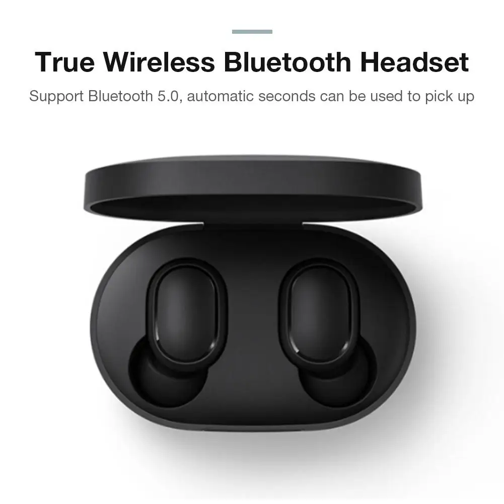 

For Xiaomi Redmi AirDots True Wireless Bluetooth Earphone Waterproof In-Ear Sports Running Mini Redmi Earbuds Portable Headset