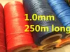 LX001 1.0mm Wide 150D 250m Long Waxed Threads Wax String for Leather Swewing ► Photo 1/5