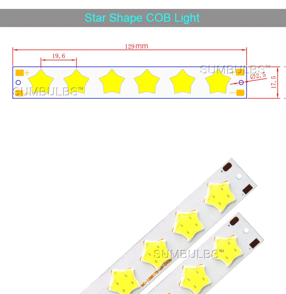 Special Shape COB LED Light Strip DC 12V 5W 6W Cold White LED Bulb with Star Grid Arrow Shape DIY Work Home Car Decor Lighting (1)
