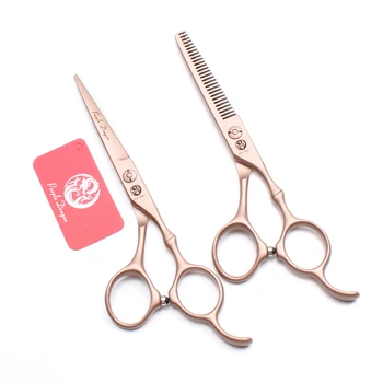 

2Pcs 5.5 inch Professional Hairdressing Cutting Shears Thinning Scissors Hair Styling Tools Professional Human Hair Scissors