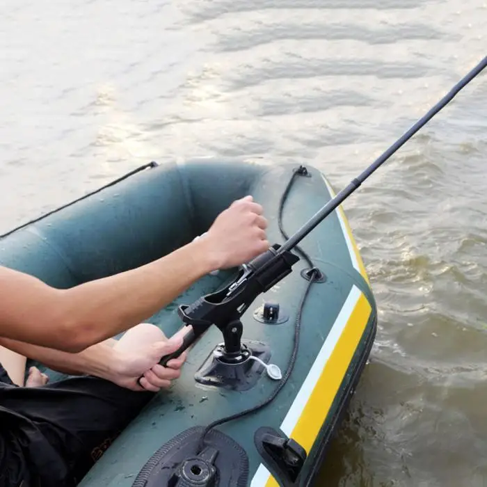 Titular da Vara de Pesca Flexível para Caiaques Ajustável Graus Montar Durável Seguro Barco Ys-buy 360 4 Ferramentas de pesca