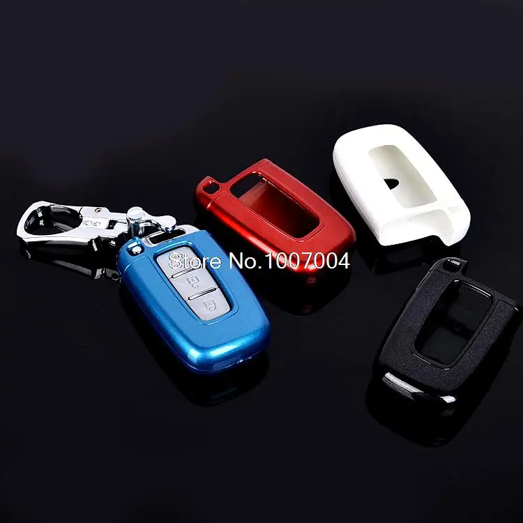 

3 or 4 buttons Remote Fob Key Case Holder Bag Key Fob Skin Covers replacement for Hyundai Genesis Coupe Equus Veloster Sonata