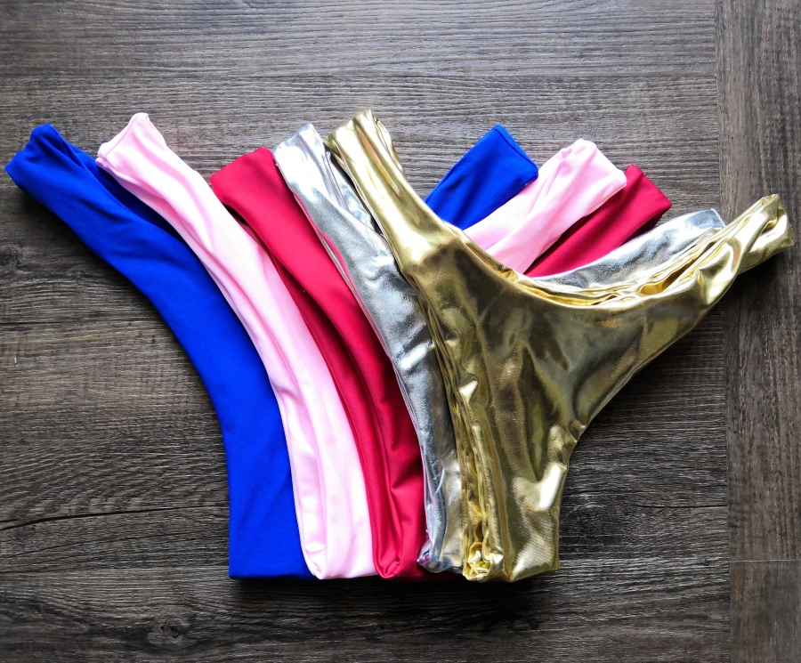 2018 Sexy Women Bikini Swimwear Bottoms High Cut Thong Swimsuit Women Bathing Suit Bottoms Summer Beach Wear 5 Colors