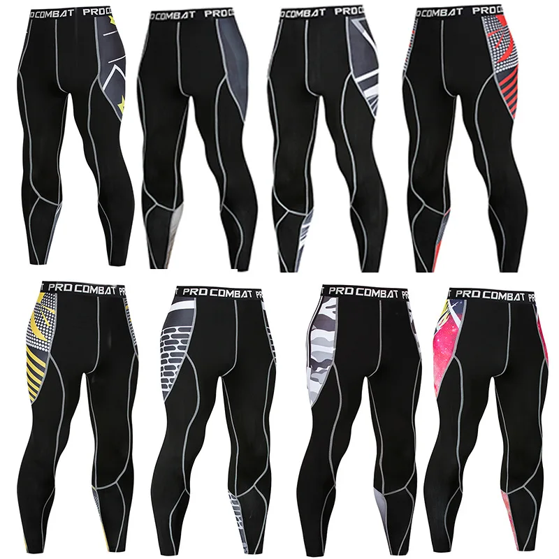 

Men's Thermal Underwear Compression Sweat Quick Drying tight undershirt thermo underpants leggings