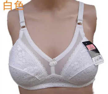 

3pcs/lot pure cotton bra back buckles higt quality mum underwear bra no rims puberty students young girl classic bra