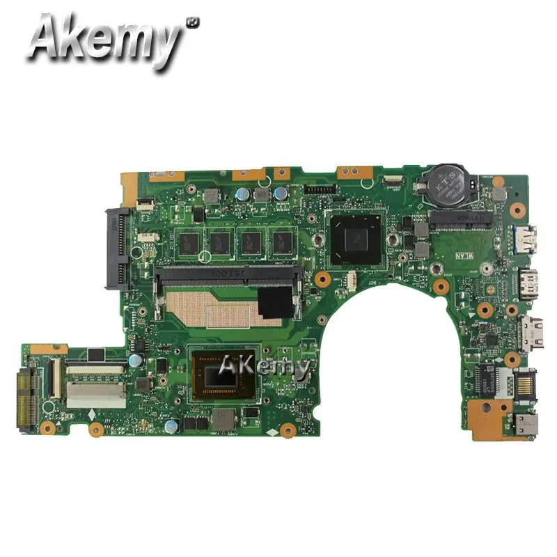 new motherboard S300CA For ASUS S300CA S300C VivoBook Laptop motherboard S300CA mainboard 2117U REV2.1 4G RAM