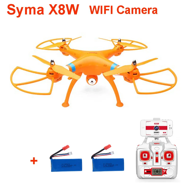 

(With two batteries) Original Syma X8W Explorers WiFi FPV Drone Headless Mode RC Quadcopter with Camera RTF 2.4GHz +original box