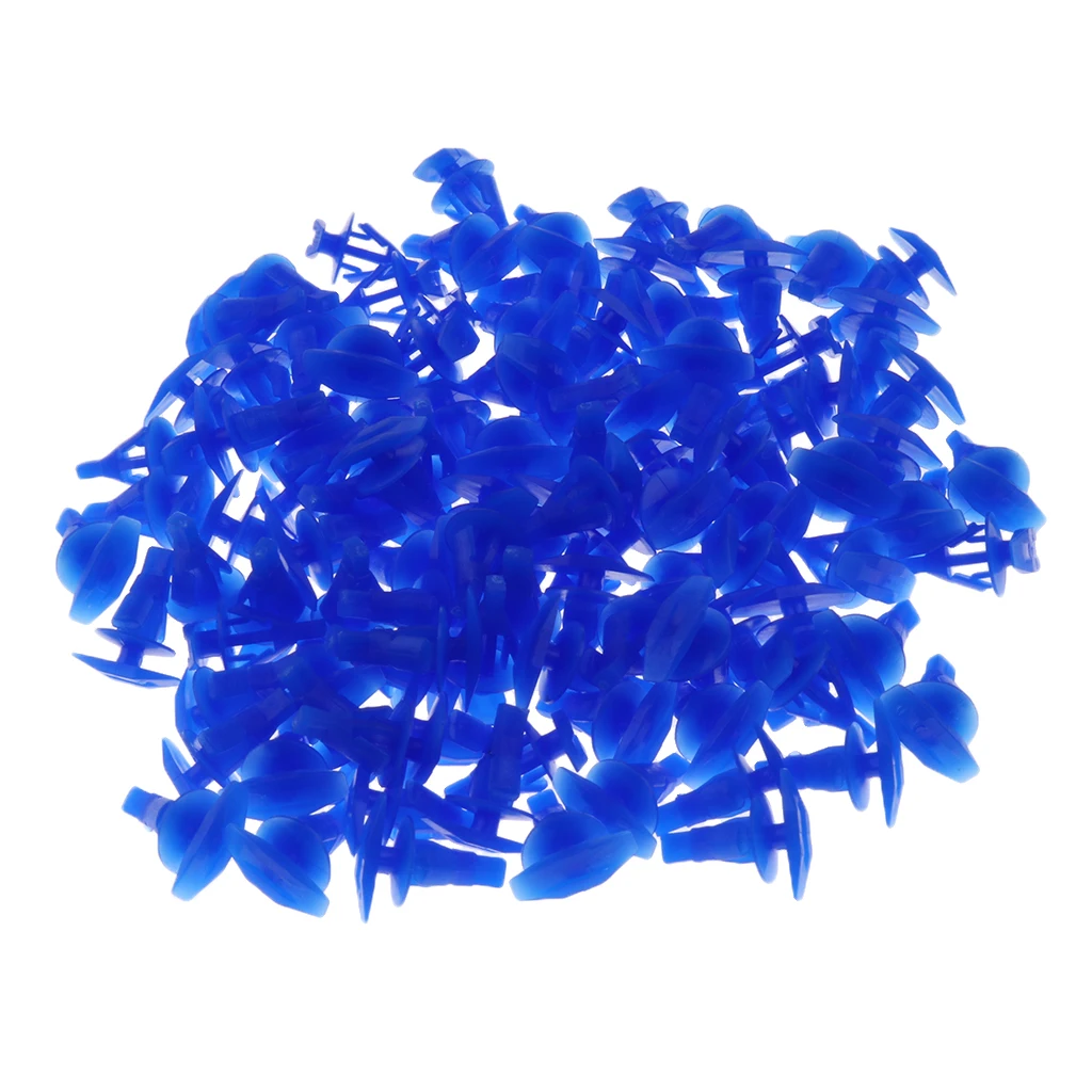 100 Pieces Car Door Sealing Strip 7.8mm Push Plastic Rivets Retainer Clips Light Weight Excellent Insulation