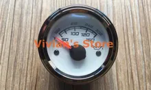 Brand new combustível medidores de temperatura temperatura do combustível metros 12 v/24 v adequado para barco com sensores de auto branco cor