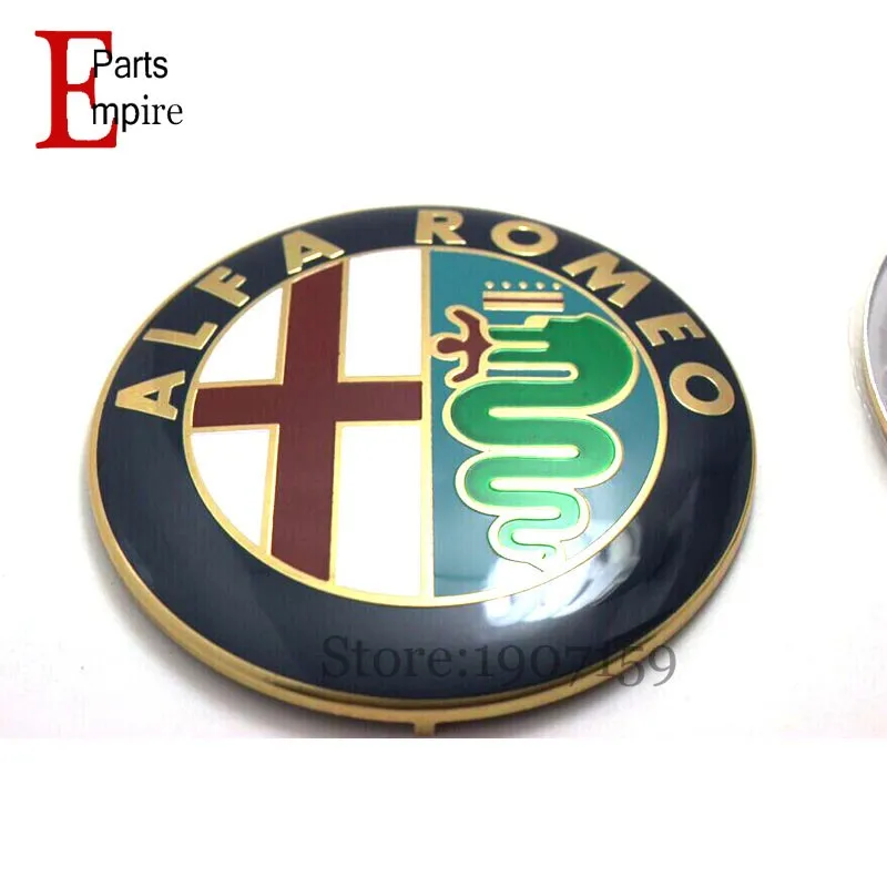 2PC-Specials-sale-7-4cm-74mm-Car-Logo-emblem-Badge-sticker-for-ALFA-ROMEO-Mito-147