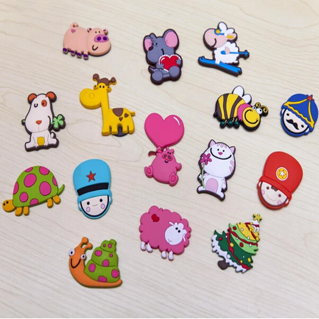 15 pz) Cartoon Souvenir magneti per frigorifero per bambini Gel di silicone  magneti magnetici decorativi per frigorifero magneti per animali giocattoli  per bambini - AliExpress