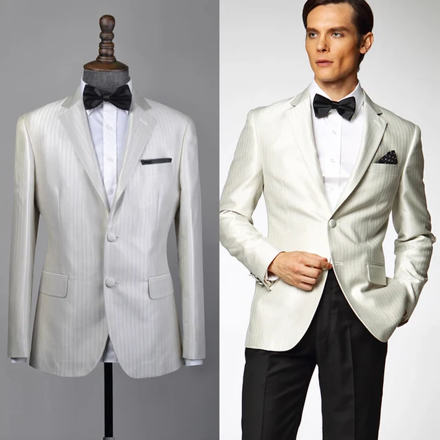 black and white party attire male