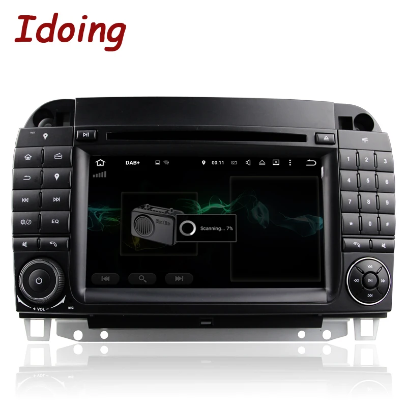 Sale Idoing 2 Din Car Radio GPS Android 7.1 Steering Wheel For MercedesBenz CL55 600 DVD Multimedia Video Player Navigation WIFI TV 2