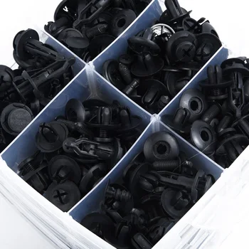 

Install Car Push Clip Fastener 16Size Black Professional Door Universal