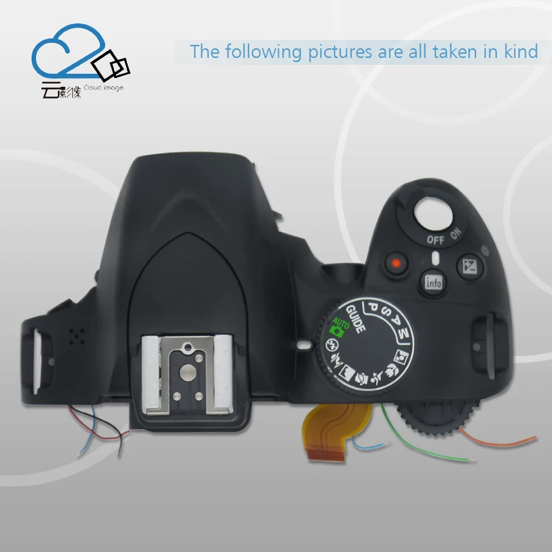 

D3200 top cover with mode dial power button outer shell with flash unit for Nikon