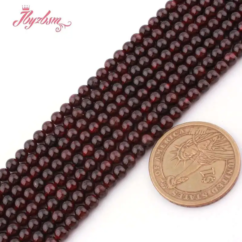 Бусины из натурального камня темно-красные бусины для женщин DIY ожерелье браслет Изготовление сережек распорка набор для браслетов 1"
