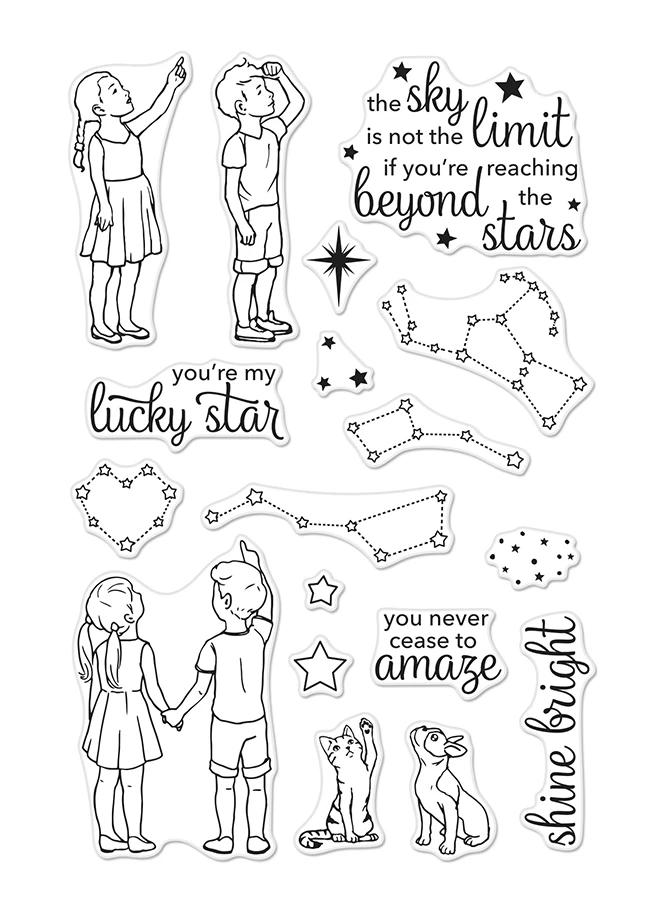 

girl / boy Clear Stamps for DIY Scrapbooking/Card Making/Kids Christmas Decoration Supplies Popular A1831