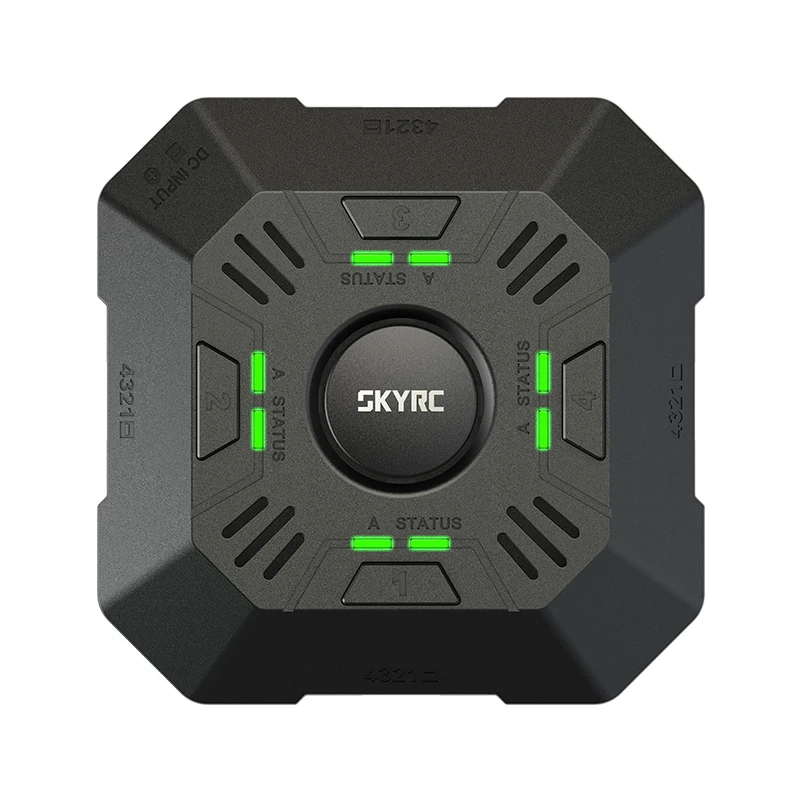 SKYRC мульти баланс E4Q 4-порт XT60 DC зарядное устройство Dis зарядное устройство для 2-4S LiPo Дрон батарея Зарядка регулируемый ток 2A 3A 5A