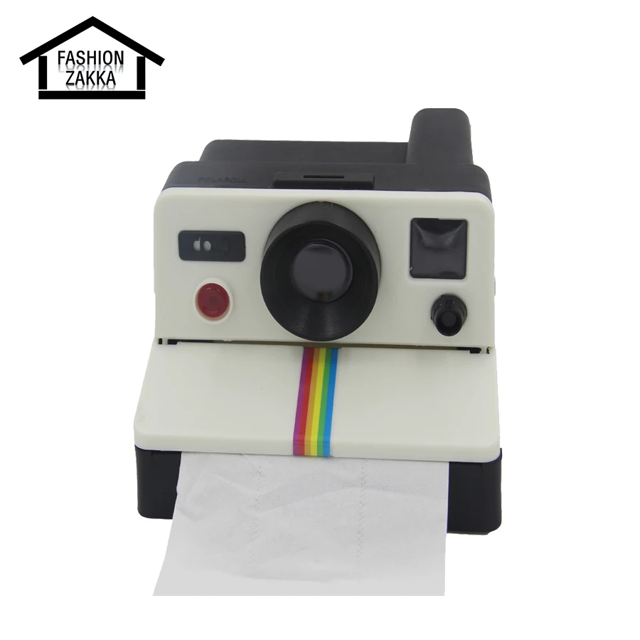 Retro 80s Camera Shape Toilet Paper Holder Creative