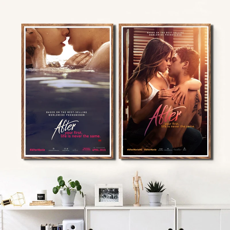 

Oil Painting After Movie Jenny Gage Anna Todd Film Love 2019 Poster Prints Canvas Wall Art Pictures For Living Room Home Decor