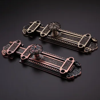

High-grade Zinc alloy antique door bolts plain-fitting sliding door lock bronze European luxury latches door hardware security