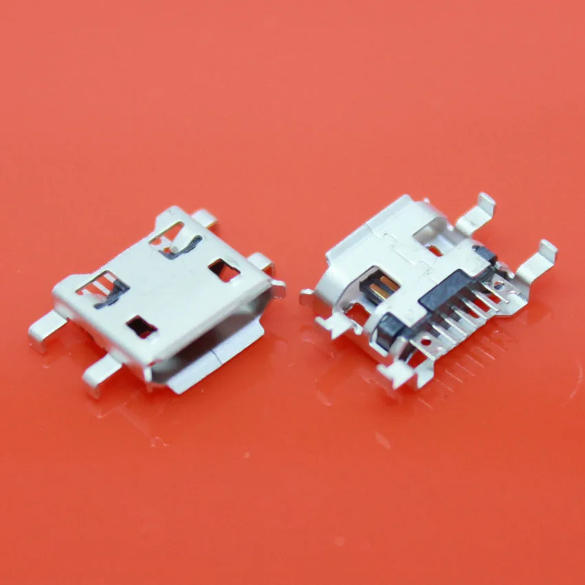 100 шт./лот Micro usb разъем для зарядки 5pin 4SMT ножка Blackberry/Lenovo/OPPO/ZTE V880 U880 N880S N760 Huawei C8650 Y220