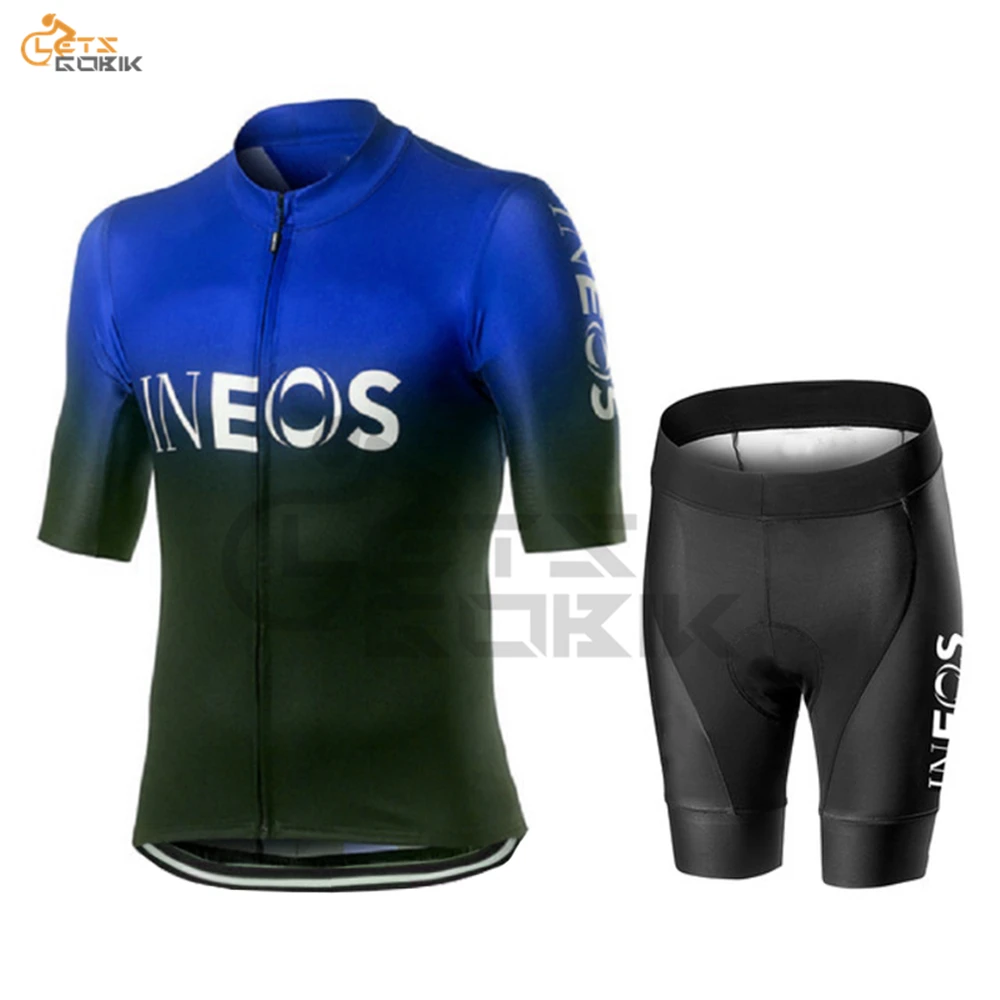 الرجال الدراجات الفانيلة 2019 برو فريق INEOS الدراجات الملابس الصيف التجفيف السريع سباق الرياضة Mtb دراجة الفانيلة الدراجة موحدة