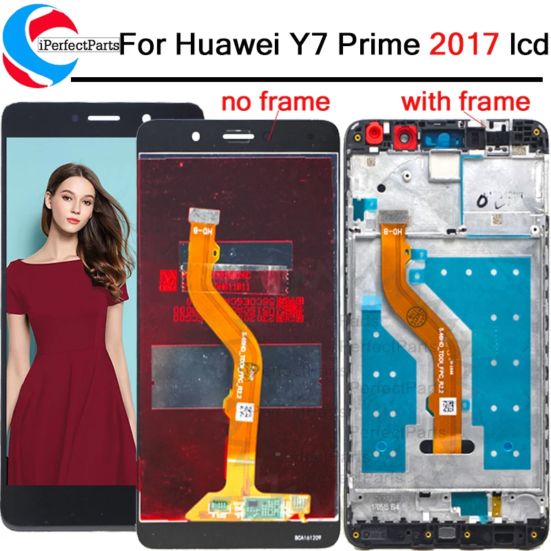 ЖК дисплей с дигитайзером сенсорного экрана в сборе для Huawei Y7 prime TRT L21A Nova Lite L21X