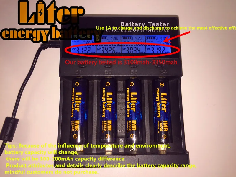 Литровая энергетическая батарея 100% Новый оригинальный IMR18650B 3 7 в 3500 мАч 18650