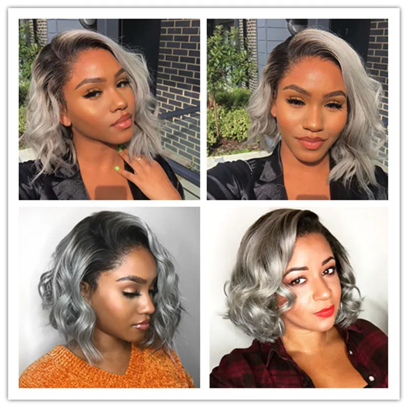 beautiful wig silver grey