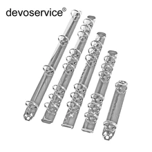 A7 2 кольца красочные металлический винтовой зажим для бумаги с отрывными листами Нержавеющая сталь папка с файлом дневник зажимы зажимное кольцо 2 см Диаметр