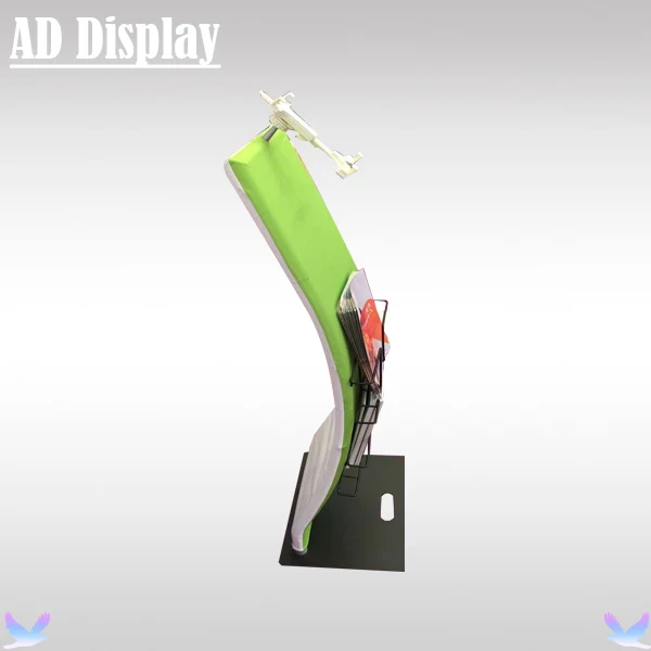 

Portable Ipad Tension Fabric Stand With Single Side Banner Printing,Exhibition Booth Advertising Display Brochure Stand