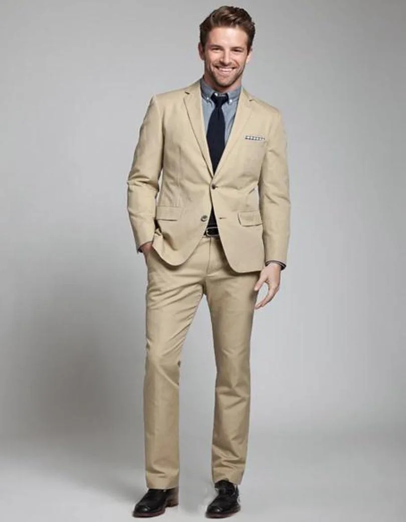 Beach Wedding Groom Pronto Uomo Platinum Modern Fit Linen Suit