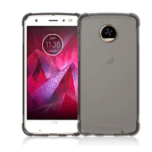 10 шт./Партия. Прозрачный противоударный Противоскользящий ТПУ гелевый мягкий чехол для Motorola Moto Z2 Play 5,"