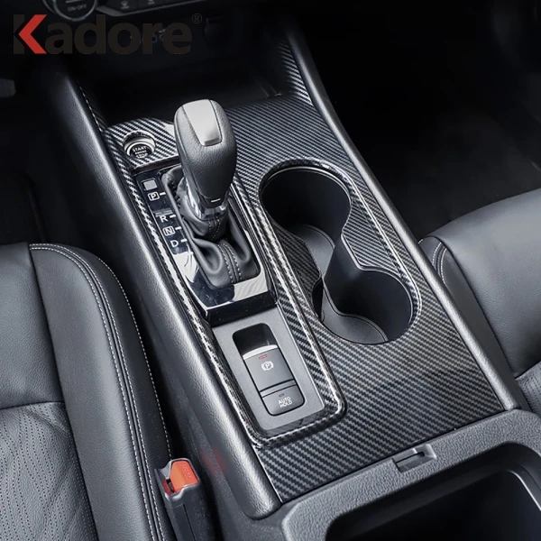 Real Carbon Fiber Inner Gear Shift Box Panel Cover Trim For Audi A6 C8 2019