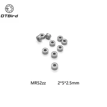 Frete grátis 10 peças alta qualidade rolamentos de baixa velocidade mr52 z mr52zz mr52z L-520ZZW52 2x5x2. 5 mm 2*5*2.5mm