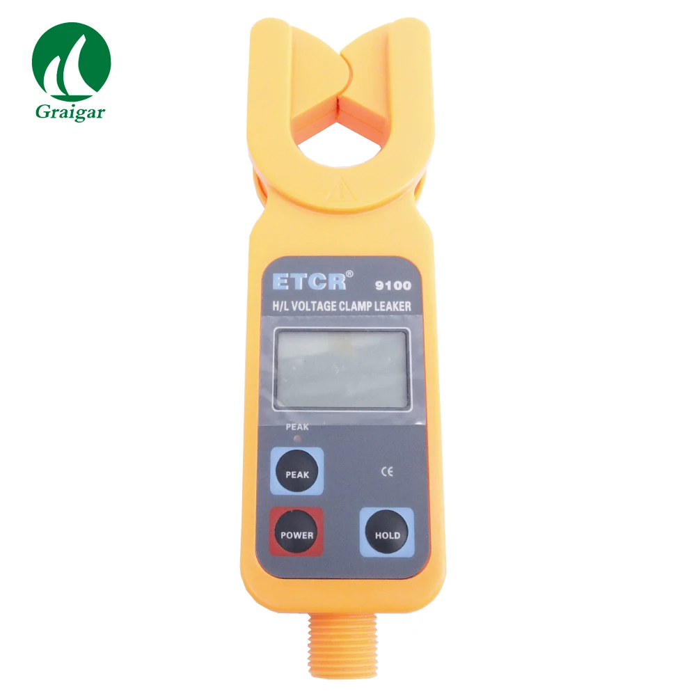 Высокая точность ETCR9100 Клещи для измерения напряжения с цифровой амперметр ETCR-9100